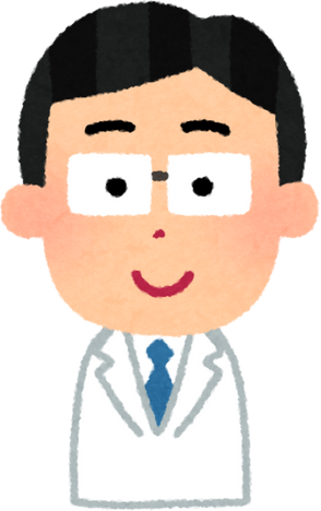 Illustration of a Smiling Male Doctor